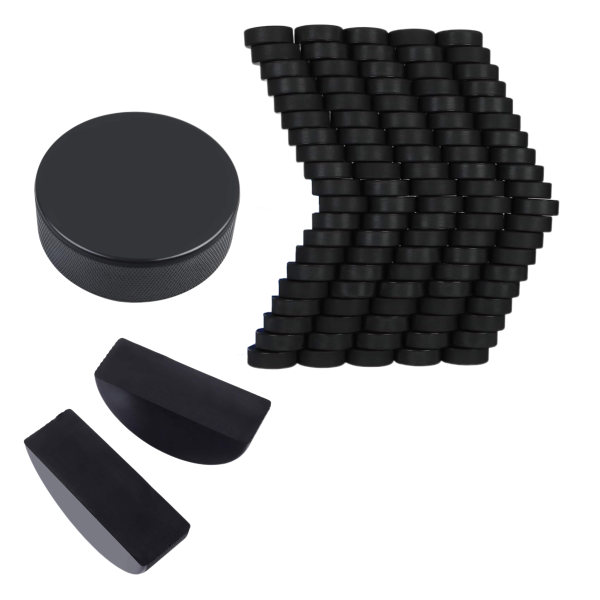 Factory Cheap Factory Direct Sale High Quality Ice Hockey Puck Customized Printing Logo Rubber Solid Official Ice Hockey Pucks