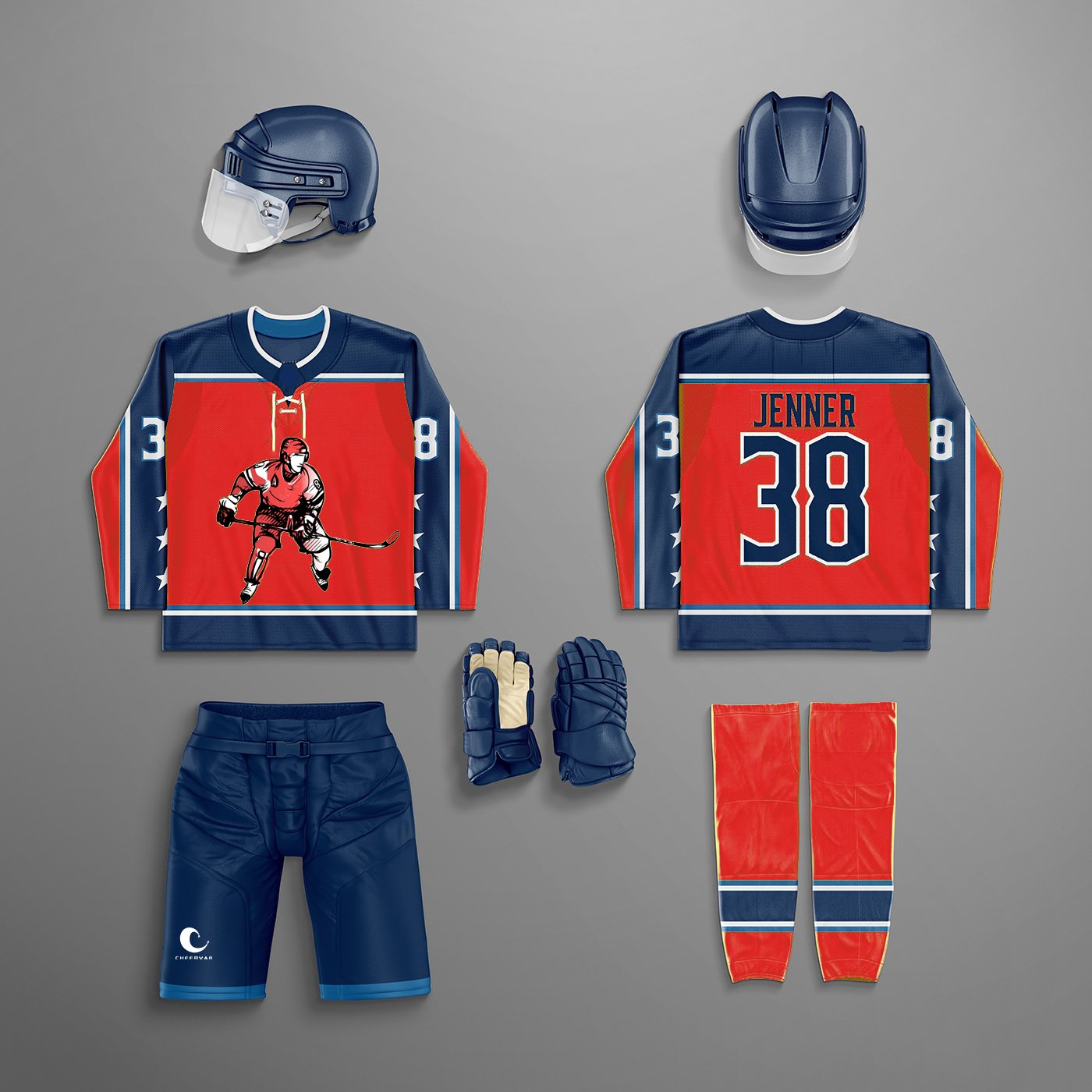 Top Sublimation Ice Hockey Jerseys Customized Breathable Adult Youth Ice Hockey Wear