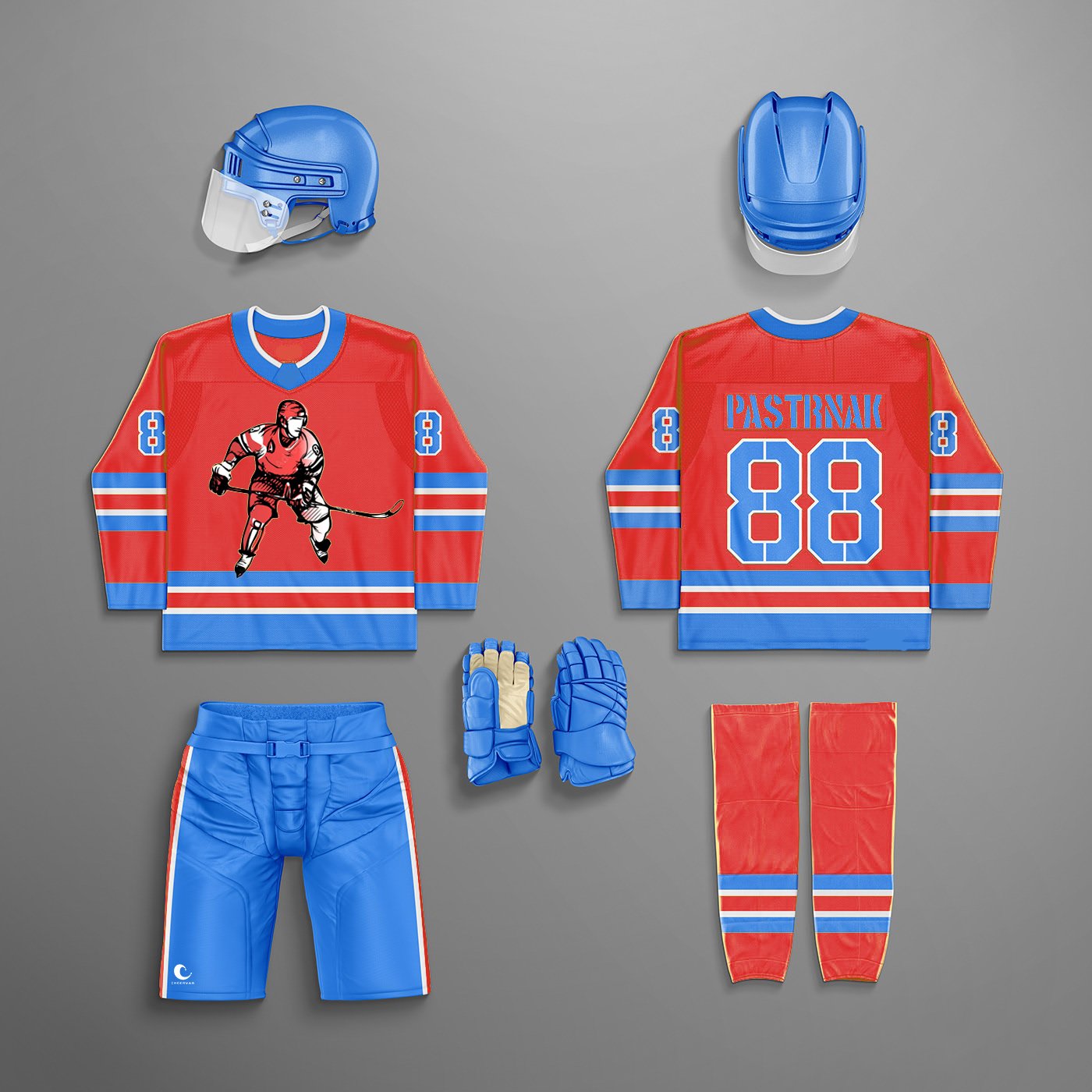 Top Sublimation Ice Hockey Jerseys Customized Breathable Adult Youth Ice Hockey Wear