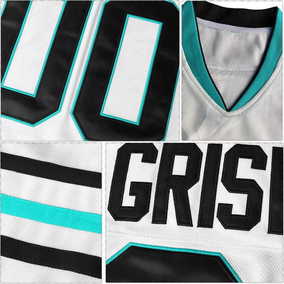Heat-transfer Printing Christmas short sleeve hockey jerseys hockey jersey custom logo reversible hockey jersey