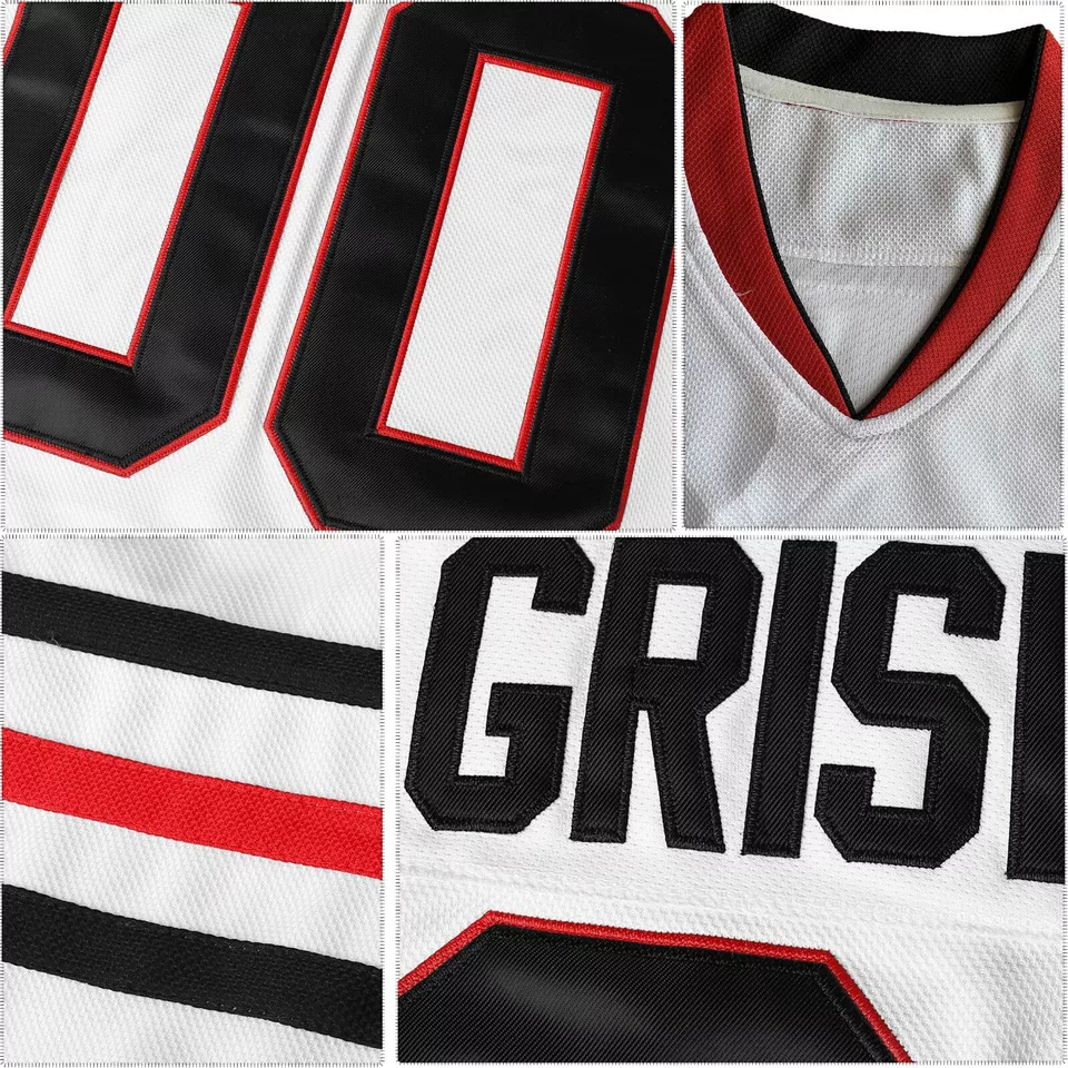 Heat-transfer Printing Christmas short sleeve hockey jerseys hockey jersey custom logo reversible hockey jersey