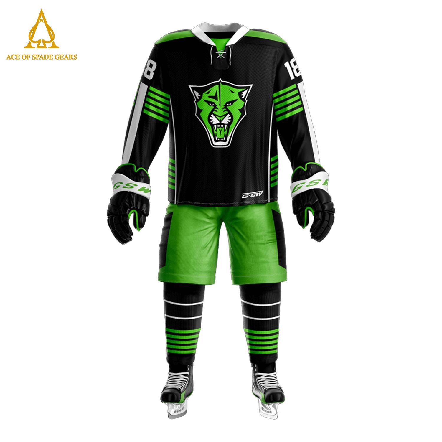 Wholesale Good Quality Team Sports Sublimation Ice Hockey Uniform Best Price Ice Hockey Uniform