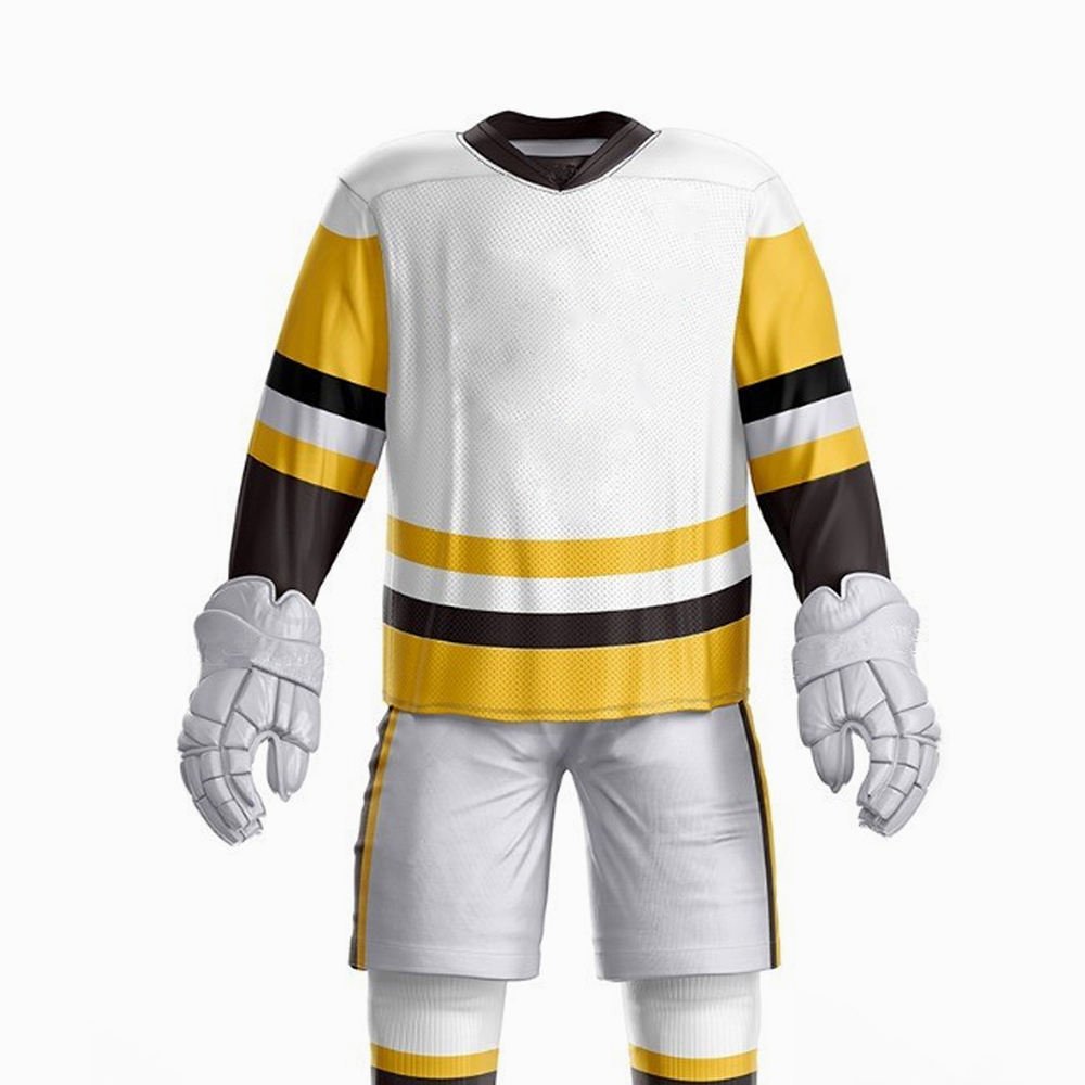 Ice Hockey Uniform Uniforms International Blank Ice Hockey Jersey Sublimation Icehockey Uniform Sets Custom Logo Ice Hockey
