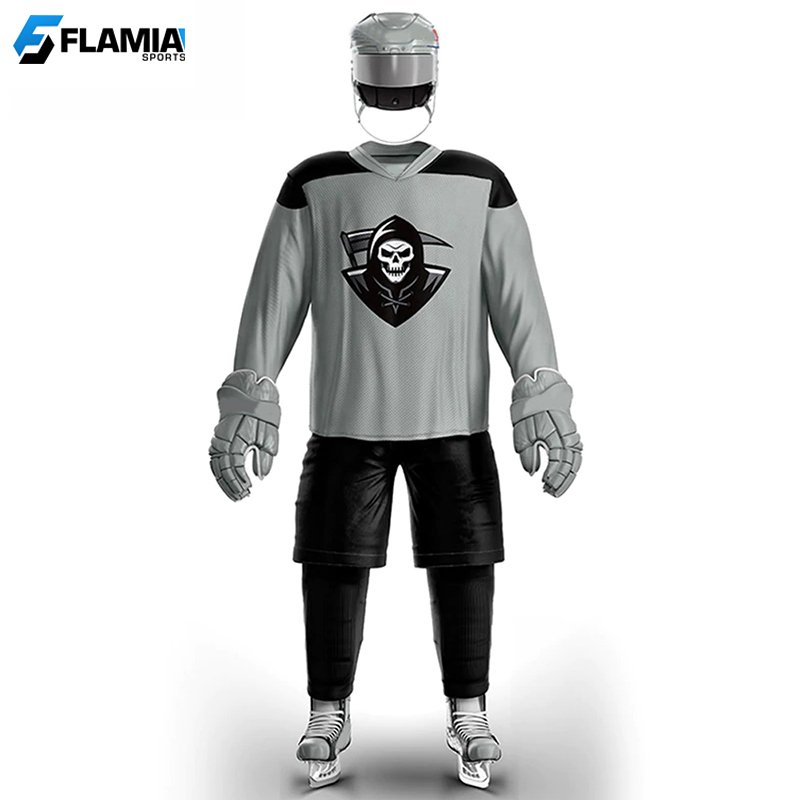 Cool hockey penguin fans training wear ice hockey Uniform in stock customized cheap high quality