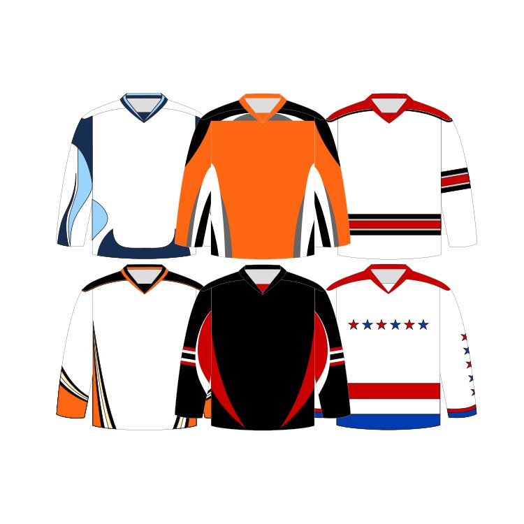 Ice Hockey Uniforms Ice Hockey Style Jersey OEM Sublimated Hockey Jerseys Custom Logo