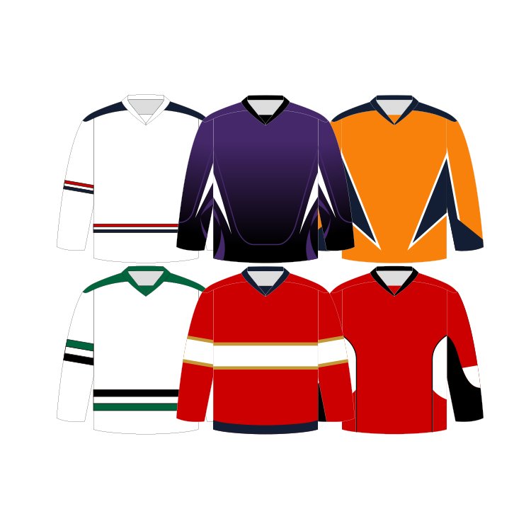 Ice Hockey Uniforms Ice Hockey Style Jersey OEM Sublimated Hockey Jerseys Custom Logo
