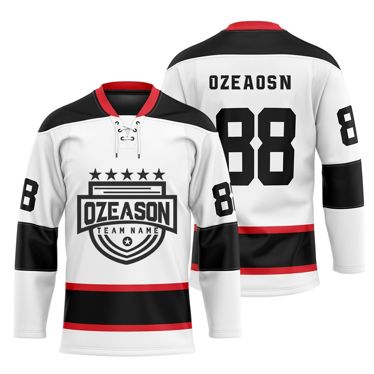 Manufacturer low price wholesale sublimated ice hockey uniform custom polyester high quality men's hockey jersey