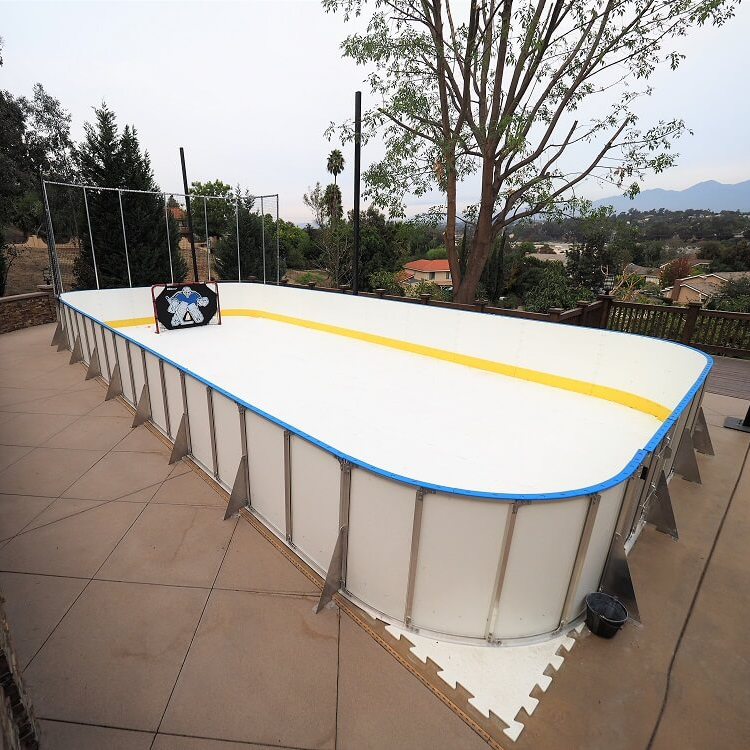 hockey Synthetic ice ice Skating Rink Skating Floor Tiles ice Rink Mat