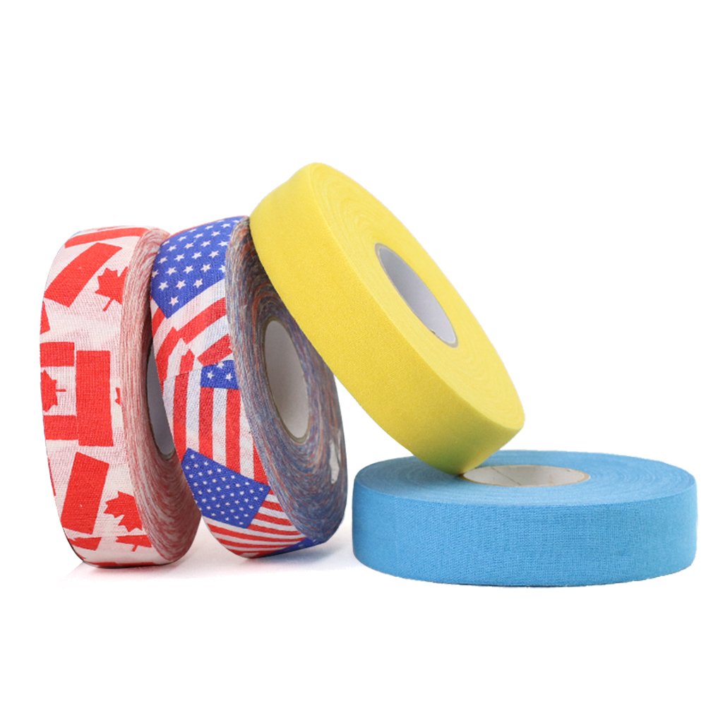 Most Popular 2.5cmx25m Cotton Fabric Ice hockey Grip Tape hockey stick Tape