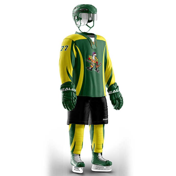 Ice Hockey Uniform 100% Polyester Custom Sublimation New Arrival Ice Hockey Jersey Hockey Uniform Made In Pakistan IHU-0038