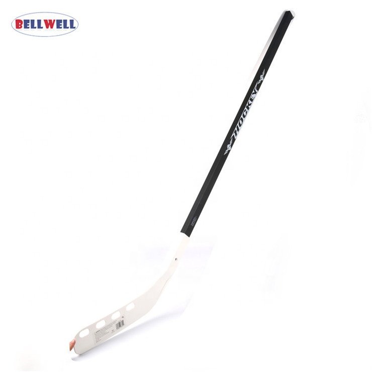 Custom Best Junior Mini Black 100% Carbon Indoor Fiber Field Composite Ball Ice Hockey Goalie Stick