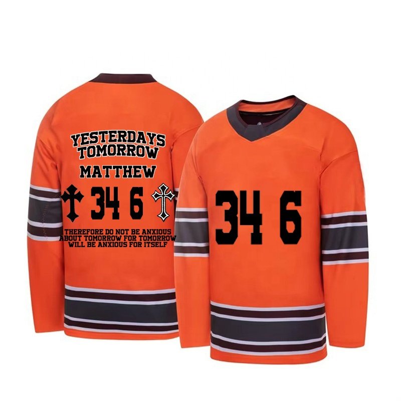 Customized Unisex Jersey Ice Hockey Wear Sublimation Hoodie Custom Jersey Blank Hockey Hoodie Tackle Twill Hockey Jerseys