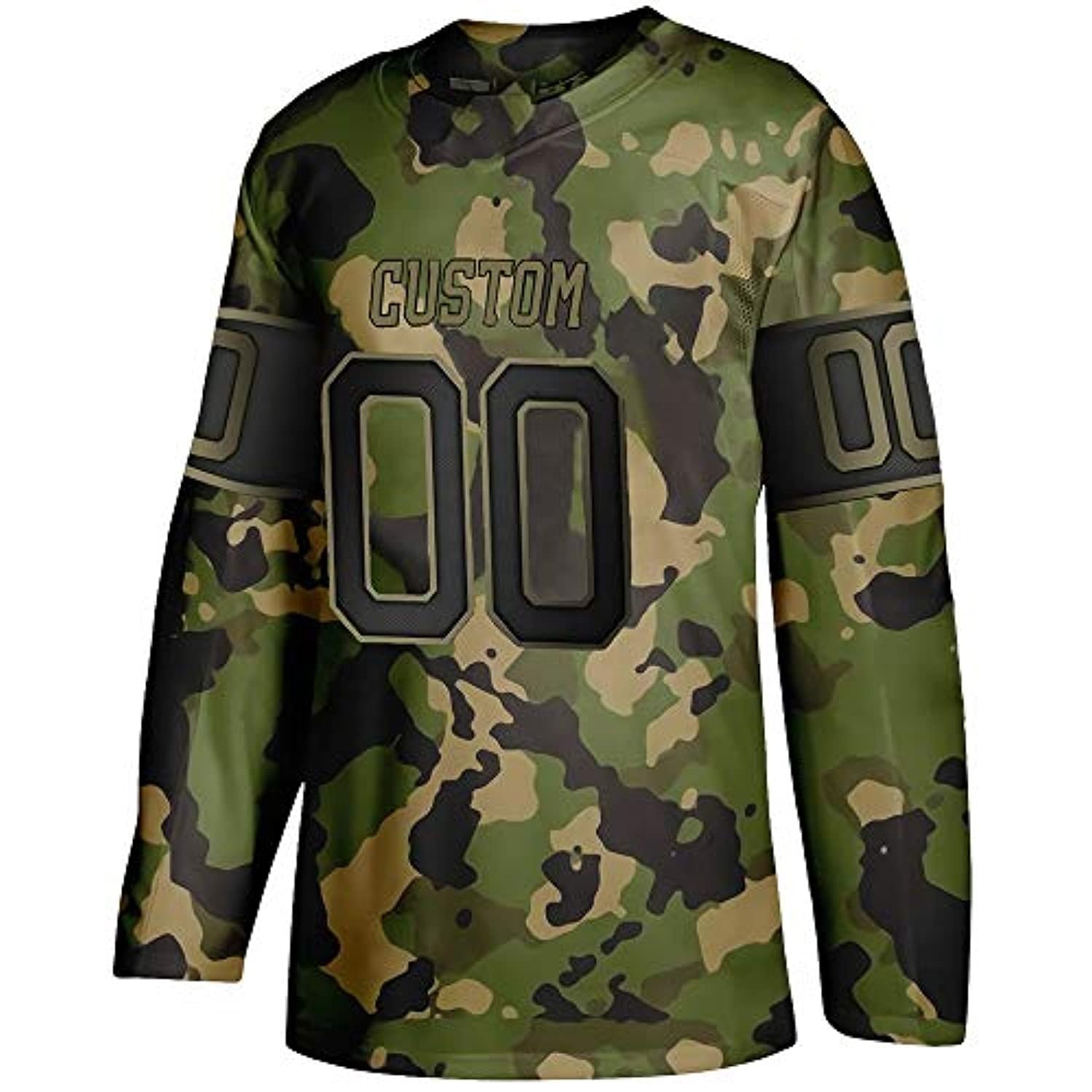 Veterans Day Custom Ice Hockey Jersey for Men Women Youth S-8XL Veterans Day Stitched Name & Numbers - Design Your Own