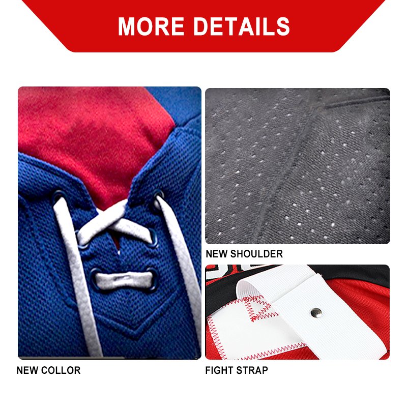 2023 new high quality ice hockey jersey men custom hockey hoodie university ice hockey sublimated jerseys wholesale for team