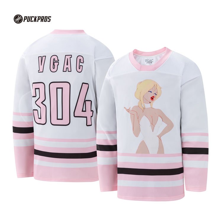 Custom Hockey Jersey Sublimated Stripes Tackle Twill Team Logo Hockey Jersey Custom Embroidery Uniform for Ice Hockey