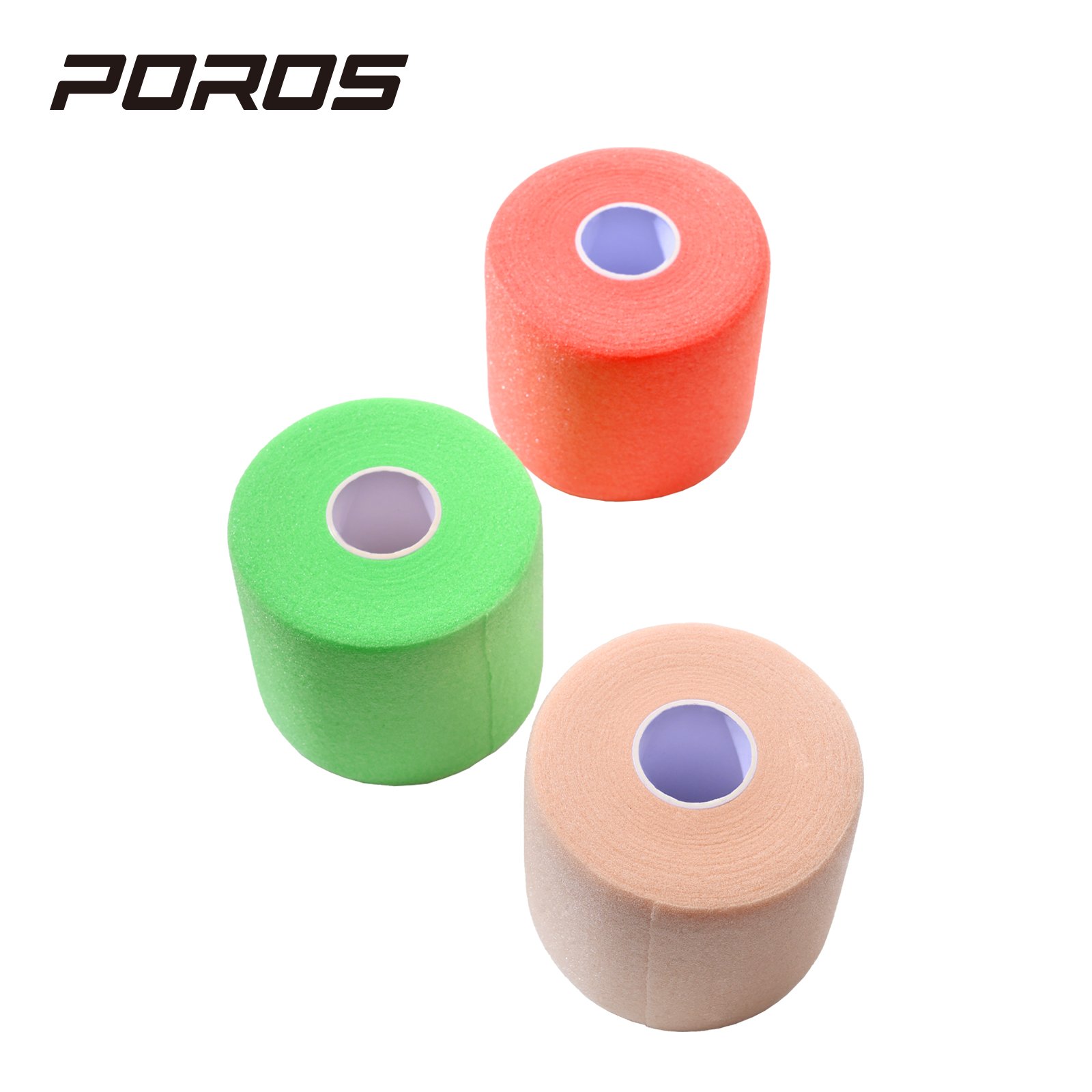 POROS Skin Under wrap Foam Bandage Prewrap Factory Wholesale High Elasticity prevention Ice Hockey sports injuries