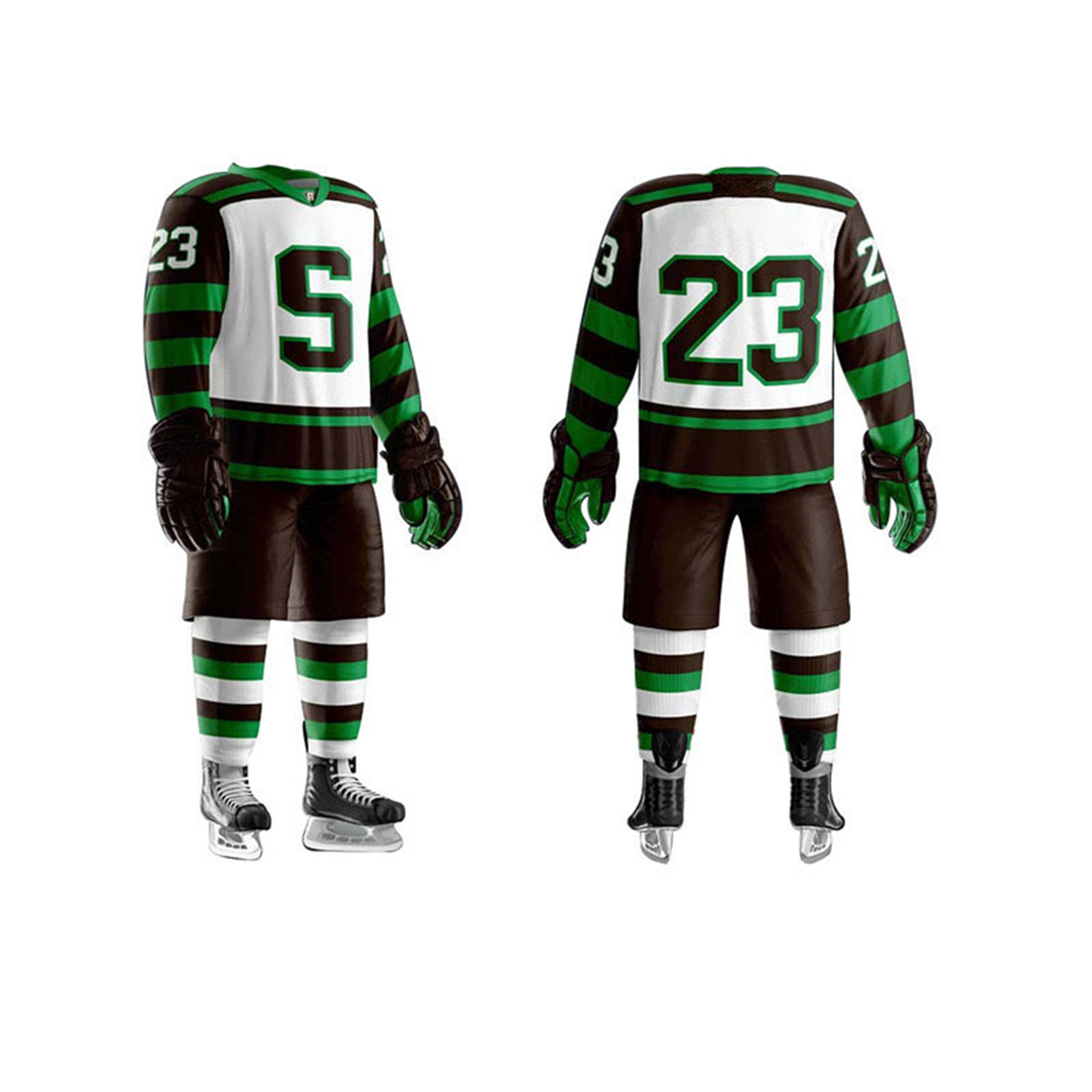 100% Polyester Fabric Sublimation Embroidery custom logo Ice Hockey Jerseys custom