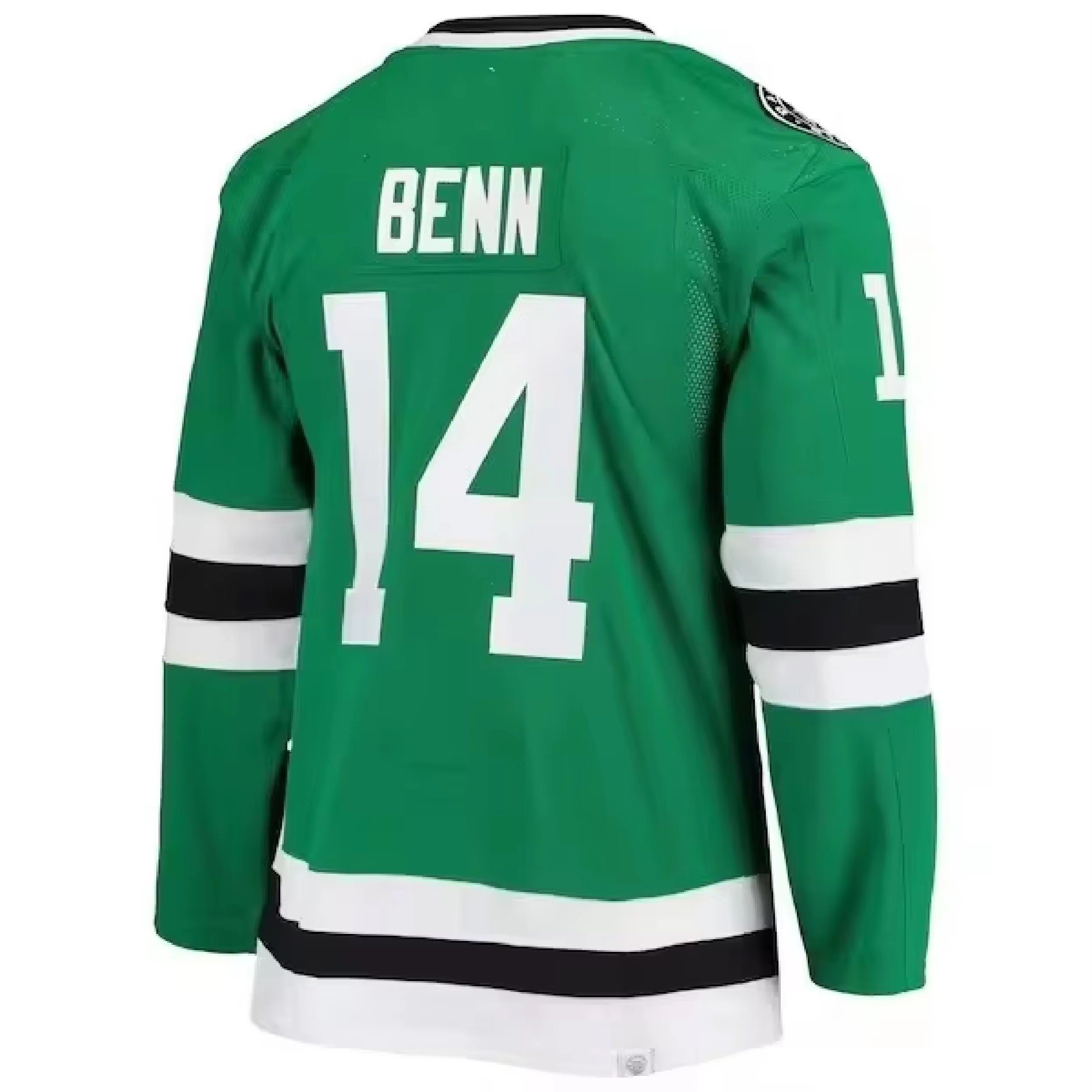 Men's Dallas 91 Tyler Seguin 14 Jamie Benn 16 Joe Pavelski 20 Ryan 21 Robertson Top Quality Stitched Green Ice Hockey Jersey