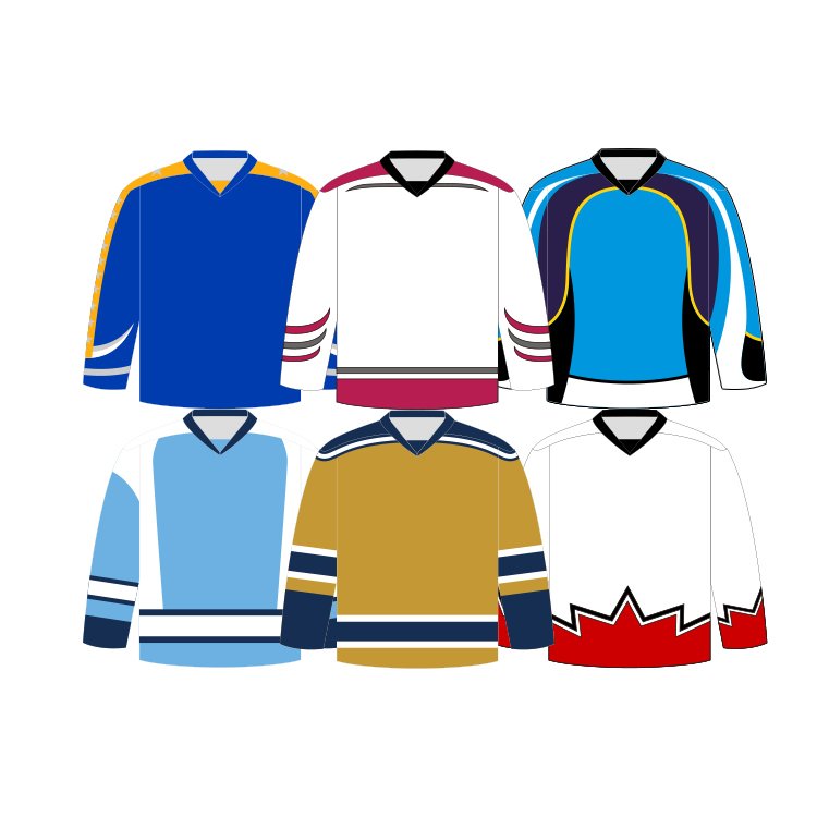 Unisex Professional High Quality Ice Hockey Jersey Customizable Name Logo Men's Wear for Hockey Custom Team Name