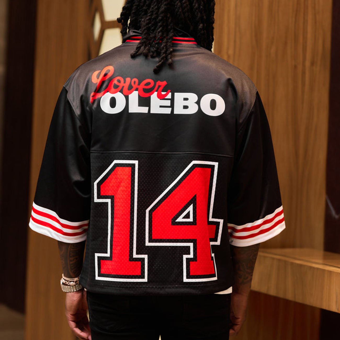 Custom American Retro Sportswear Mesh College Oversized Letter Print Soccer Tee Basketball Hockey Football T-Shirts Jersey 24/25