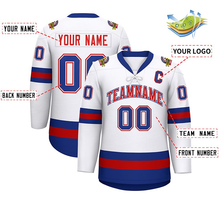 Wholesale Blank Hockey Sportswear Mesh Breathable Sublimation Printed Ice Hockey Uniform Custom Logo Name Ice Hockey Jersey