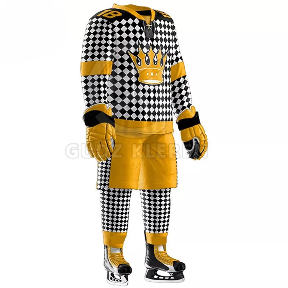2024 Customized High Quality Sublimation Ice Hockey Uniform Wholesale Cheap Price Ice Hockey Uniform For Men's