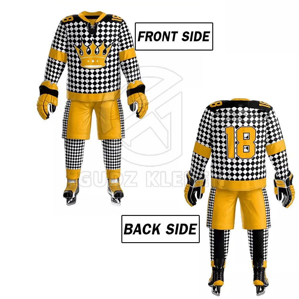 2024 Customized High Quality Sublimation Ice Hockey Uniform Wholesale Cheap Price Ice Hockey Uniform For Men's