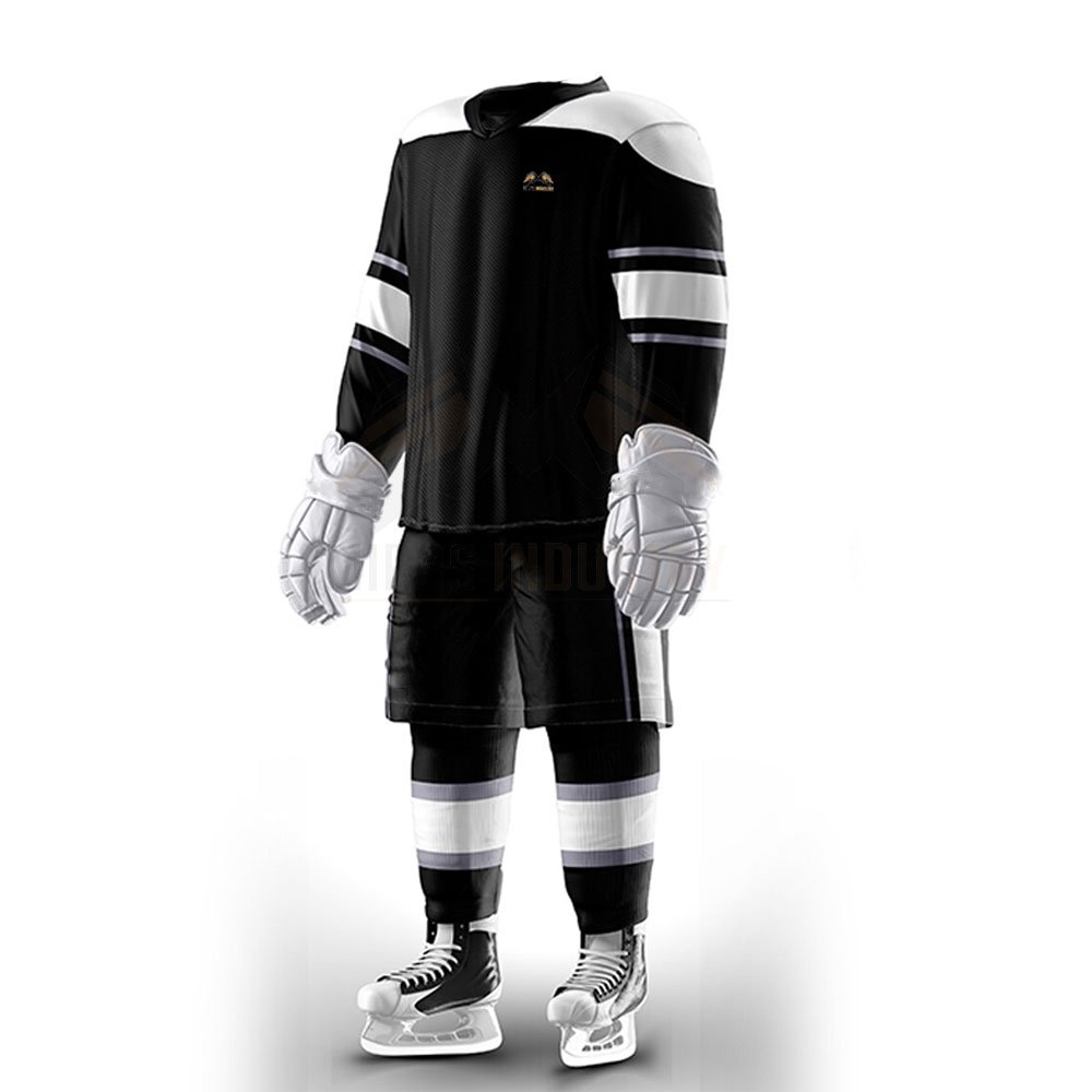 Latest Design High Quality Ice Hockey Uniform New Arrival Polyester Made Ice Hockey Uniform