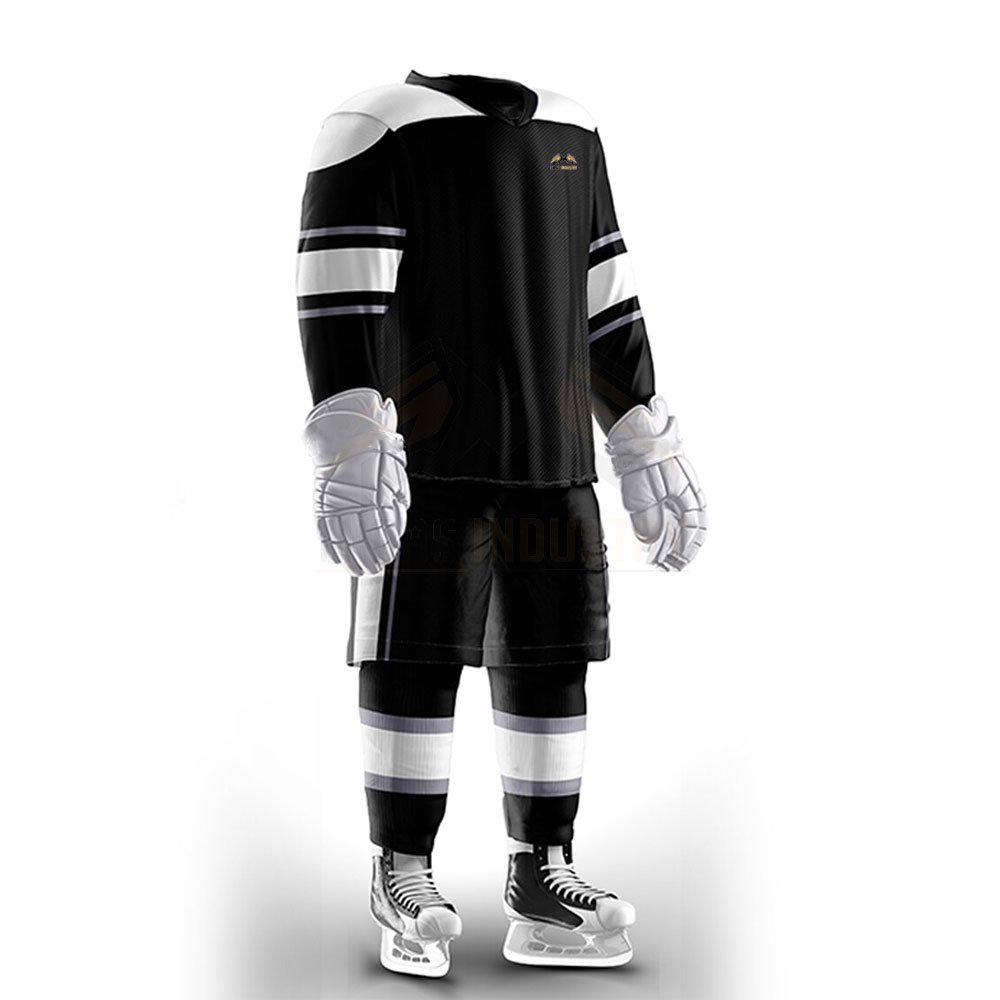 Latest Design High Quality Ice Hockey Uniform New Arrival Polyester Made Ice Hockey Uniform