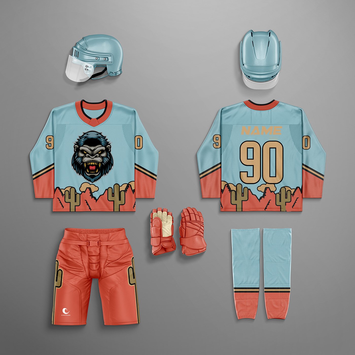 Personalized Design Sublimation Ice Hockey Jerseys Custom Youth Ice Hockey Wear