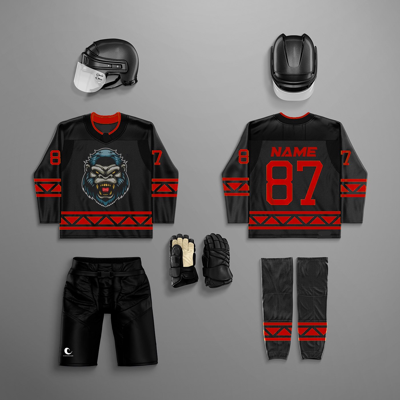 Personalized Design Sublimation Ice Hockey Jerseys Custom Youth Ice Hockey Wear