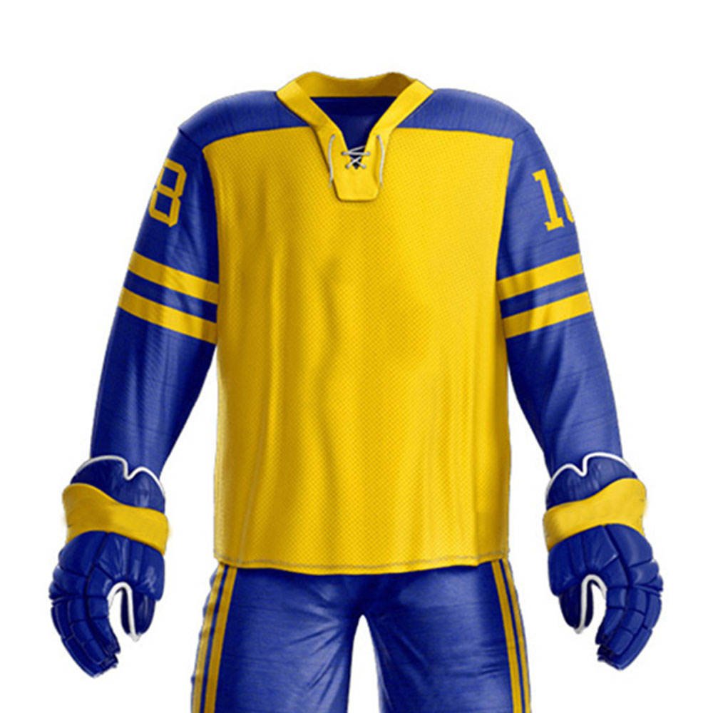 OEM Services Comfortable & Breathable Ice Hockey Uniform Customized Sublimated Ice Hockey Uniforms Sets