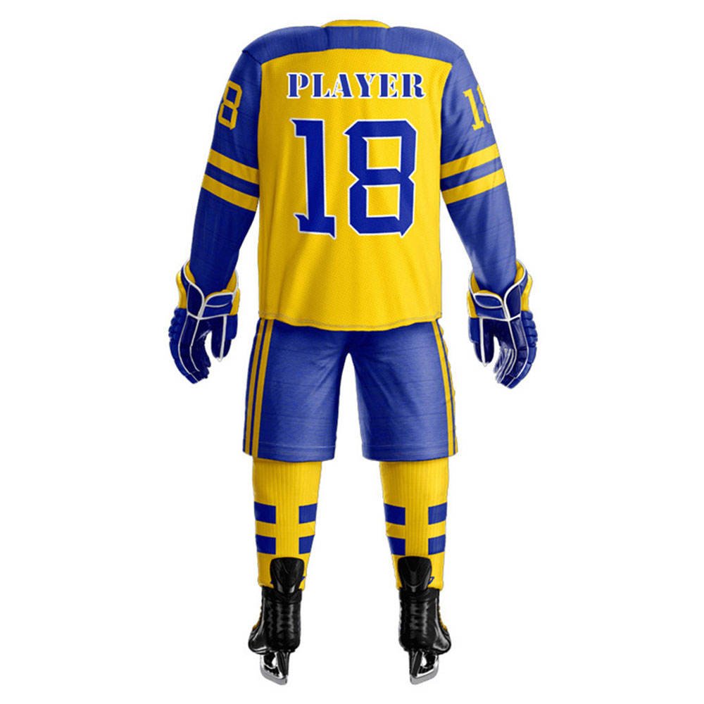 OEM Services Comfortable & Breathable Ice Hockey Uniform Customized Sublimated Ice Hockey Uniforms Sets
