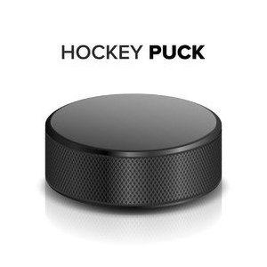 Custom Logo High Quality Professional Official Regulation Size Rubber Ice Hockey Puck