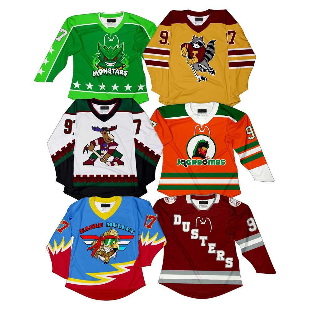 2024 Latest Product Sublimation Printing Quick Dry OEM Sports Men V-neck Striped Plus Size Men Ice Hockey Jersey