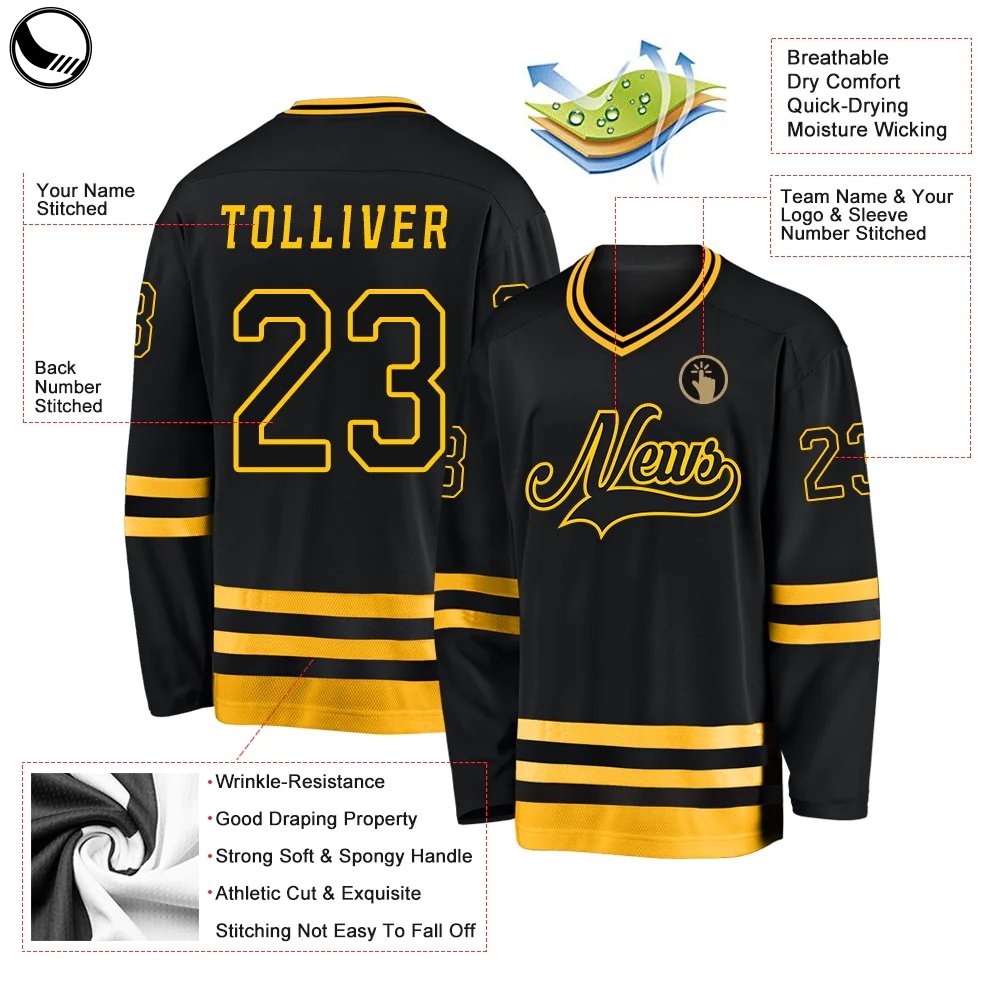BETHERIVAL OEM Sublimated Ice Hockey Wear Tackle Twill Custom Embroidery LOGO Ice Hockey Jersey