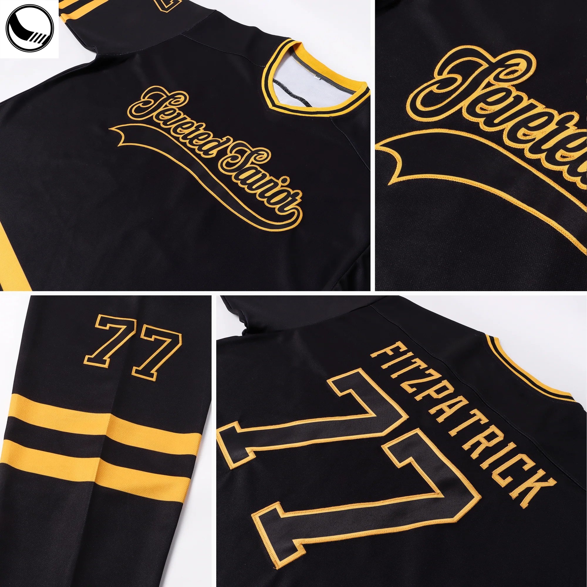 BETHERIVAL OEM Sublimated Ice Hockey Wear Tackle Twill Custom Embroidery LOGO Ice Hockey Jersey