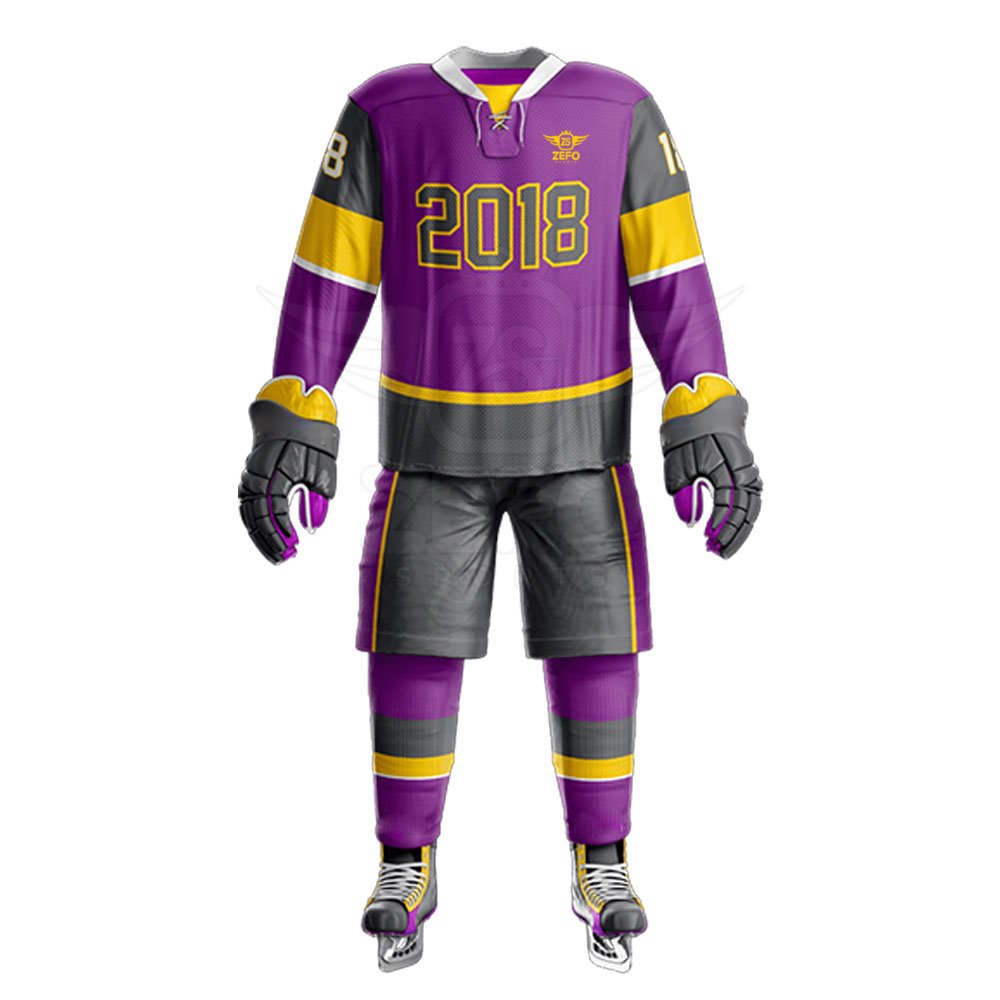 Durable Material Slim Fit Ice Hockey Uniform Pakistan Manufacture Comfortable Ice Hockey Uniform
