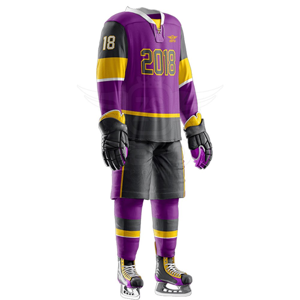 Durable Material Slim Fit Ice Hockey Uniform Pakistan Manufacture Comfortable Ice Hockey Uniform