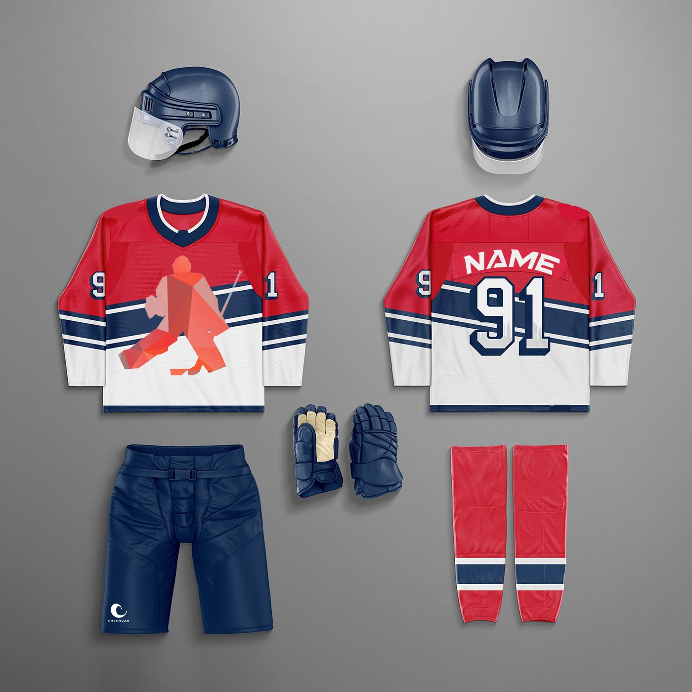 Unique Design Ice Hockey Jerseys Sublimation Youth Ice Hockey Wear