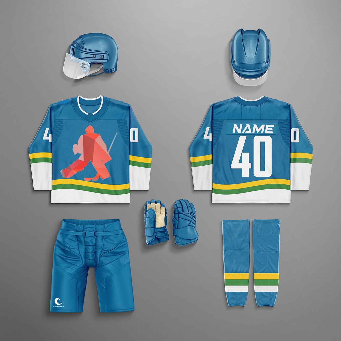 Unique Design Ice Hockey Jerseys Sublimation Youth Ice Hockey Wear