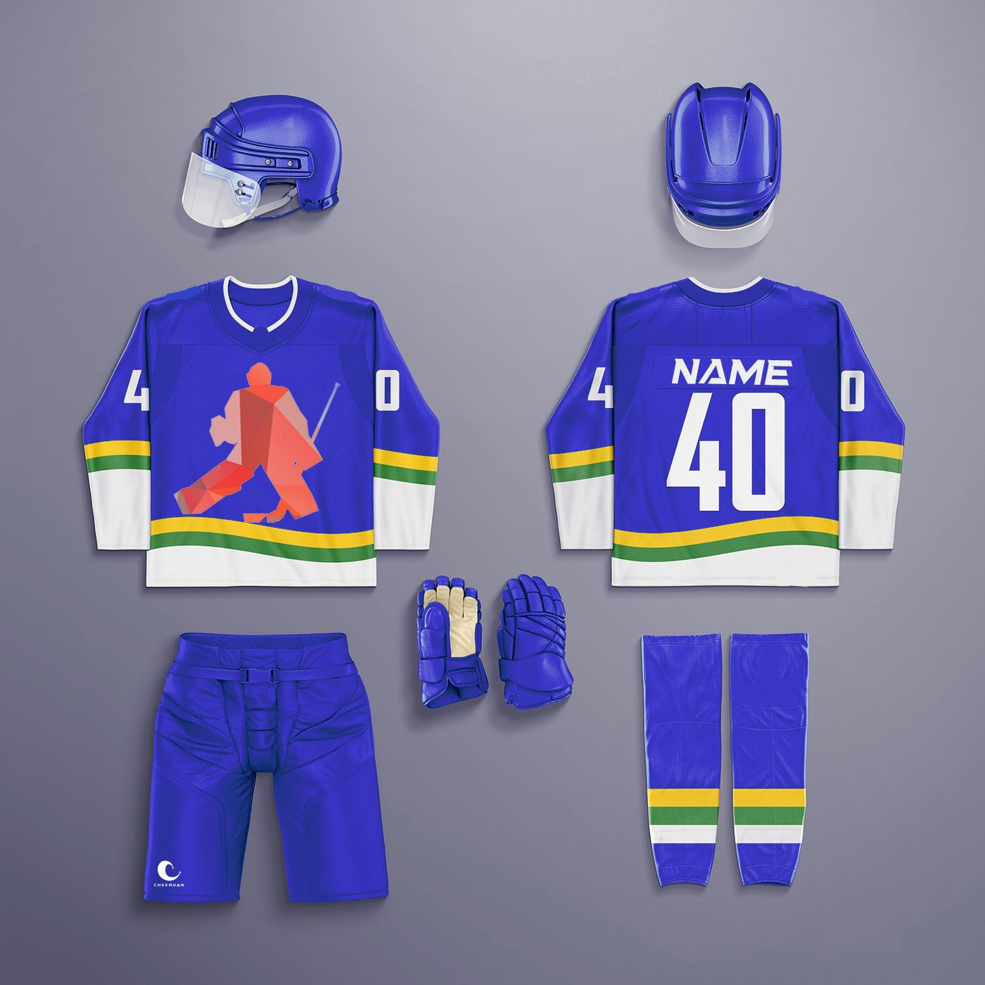 Unique Design Ice Hockey Jerseys Sublimation Youth Ice Hockey Wear