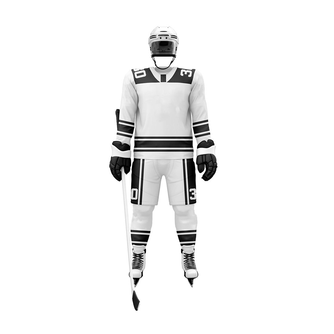 Premium Quality Factory Manufacture Ice Hockey Jersey And Pant Sets Wholesale Price Ice Hockey Uniform