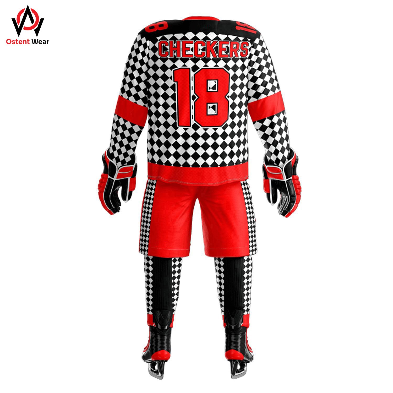Durable Slim Fit Ice Hockey Jerseys Comfortable Training Uniform Made in Pakistan OEM Team Name Included