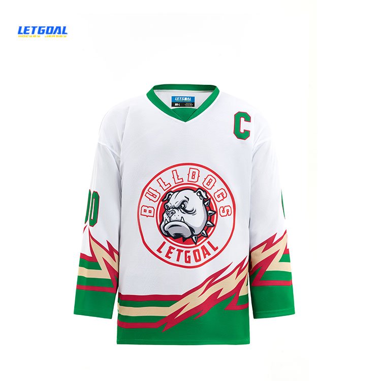 Wholesale Hot Style Hockey Jersey Custom Embroidery Tackle Twill Ice Hockey Jersey