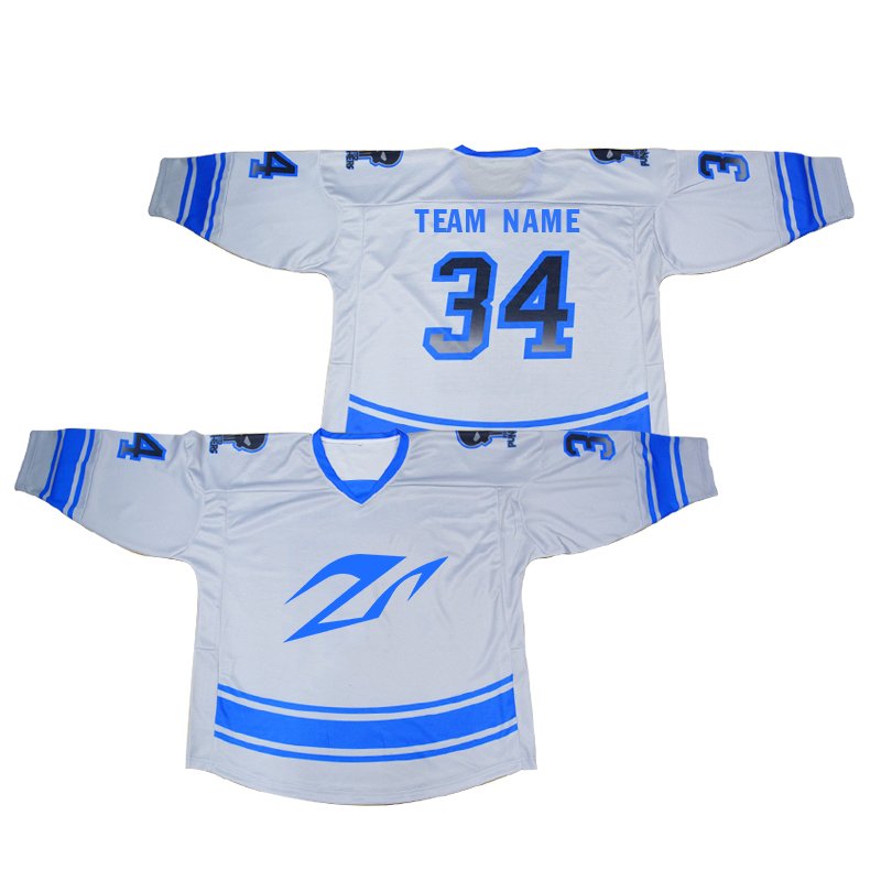Custom Made Mens Fully Sublimated Printing Ice Hockey Uniform Breathable Funny Hockey Jersey