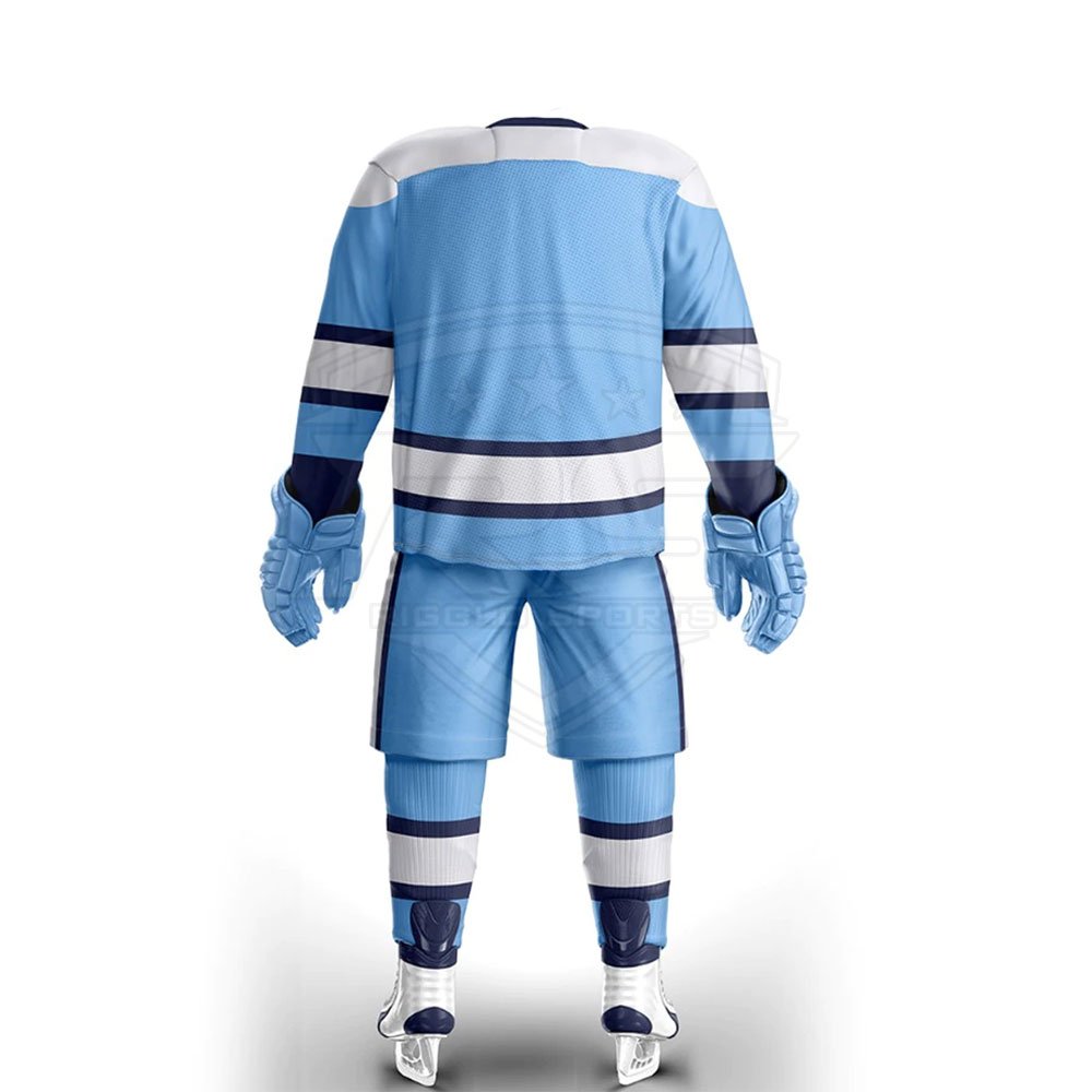 Premium Quality Customized Ice Hockey Sportswear OEM Team Name Printed Uniform Factory Manufactured for Adults Training
