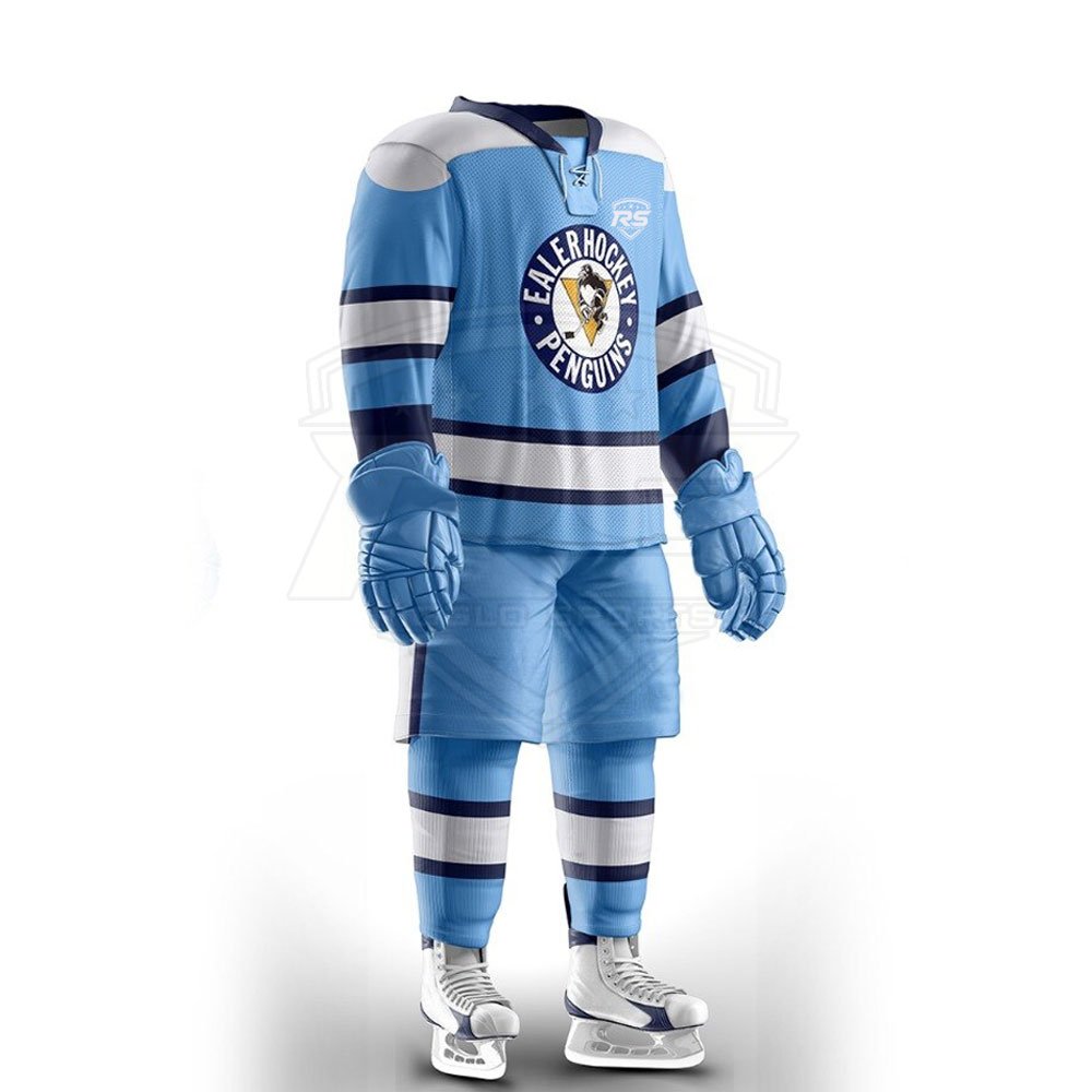 Premium Quality Customized Ice Hockey Sportswear OEM Team Name Printed Uniform Factory Manufactured for Adults Training