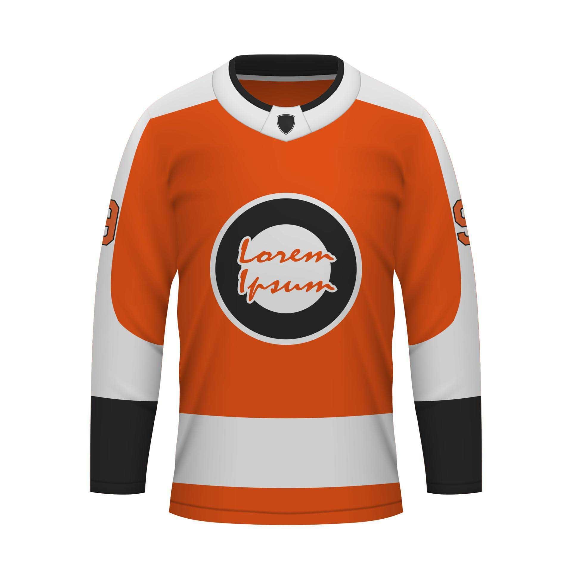 Personalized your team player name and numbers Hockey jersey wear sublimated ice hockey jersey