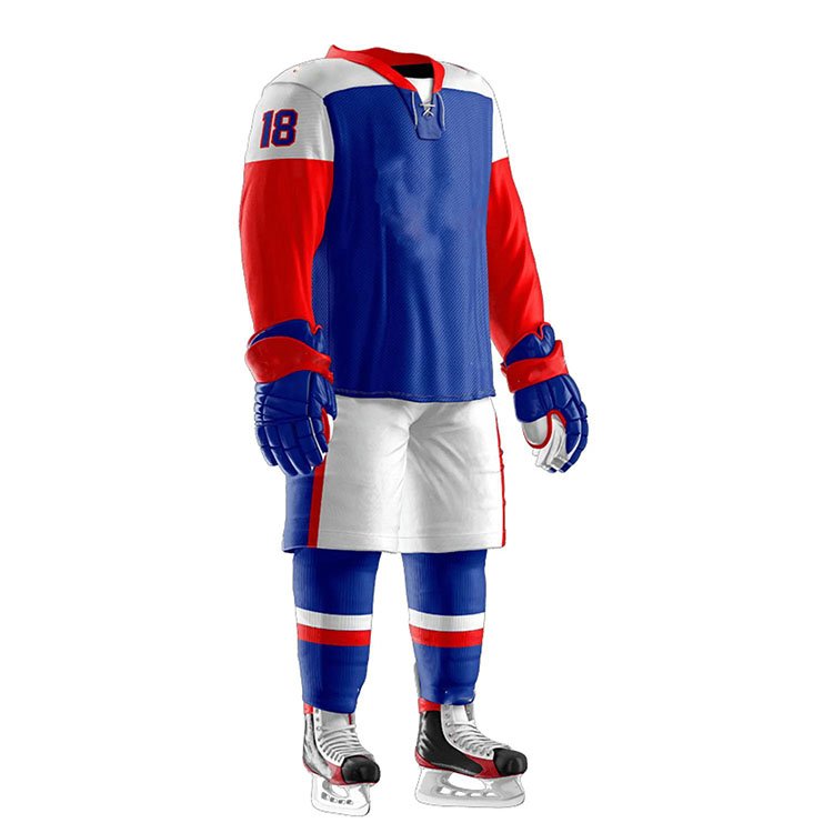 Custom Made Men's Ice Hockey Uniform Modern Team Shirt with Perfect Cutting and Sewing Custom Size Team Wear